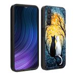 BFUKVOU for Galaxy A14 5G Case,Dual Layer Hybrid (Magnetic Mount Friendly) Shockproof Drop Protection Impact Phone Cover Case for Samsung Galaxy A14 5G 6.6 inch,Cat in Tree Full Moon