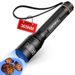 Vansky UV Light Blacklight 365nm: UV Torch Light Black Light UV Resin Lamp Ultraviolet Light UV Light Torch UV Flashlights,Pet Urine Detector for Dog Cat Rock Hunting(Batteries are Included)