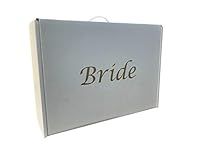 Wedding dress travel & Storage Box, very strong, Hand luggage for overhead lockers on all major airlines. Bride logo available in 6 colour options