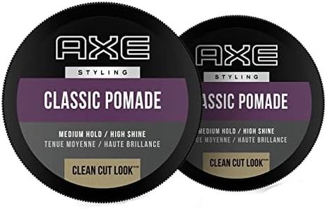 AXE Clean Cut Look Hair Pomade, Classic 2.64 oz, 2 Count