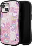 iFace Hello Kitty and Friends First Class Case for iPhone 13 Mini (5.4”) – Cute Shockproof Dual Layer [Hard Shell + Bumper] Protective Phone Case – 13 Tokyo