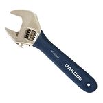 DAKCOS Adjustable Spanner，Small Adjustable Spanner Wrench with Soft Grip Handle 4 inch (100mm)