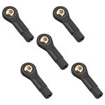 uxcell 5Pcs M3 3.0xL29mm Lever Steering Linkage Tie Rod End Ball Head End without Screws and Nut for RC Car