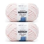 Bernat Blanket Extra Blush Pink Yarn - 2 Pack of 300g/10.5oz - Polyester - 7 Jumbo - 97 Yards - Knitting, Crocheting, Crafts & Amigurumi, Chunky Chenille Yarn