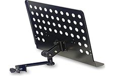 Stagg 25014513 Large Music Stand Plate with Arm, MUS-ARM 2, Black