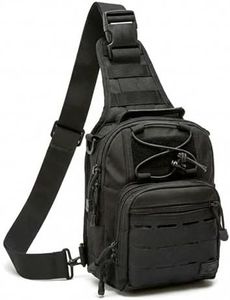 WOLF TACTICAL Compact EDC Sling Bag - Concealed Carry Shoulder Bag for Range, Travel, Hiking, Outdoor Sports