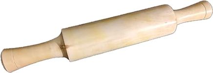 URBAN HAAT Roti Belan/Rolling Pin/Chapati Roller/Eucalyptus Wooden Belan for Kitchen(12 inch)