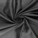 Quality-Fabrics Plain 100% Cotton Woven Fabric 150cm wide per metre (BLACK)