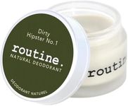 Routine Natural Deodorant Dirty Hipster No. 1 Deo Jar | 58 grams Natural Deodorant | Aluminum Free Natural Deodorant For Women & Men (Cream Jar Formula)