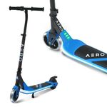 Aero iSporter Kids Electric Scooter | Hand Accelerator & LED Lights | Electric Scooters for Boys Girls Ages 8-12 | Rubber Deck Mat, Battery Indicator & Adjustable Heights