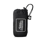 Matador Pocket Blanket Mini - Black (Seats 1-2); Lightweight Picnic Blanket; Foldable Picnic Blanket for Dry Sitting; Sandless Beach Mat & Festival Blanket for Concert, Walking, Hiking, etc