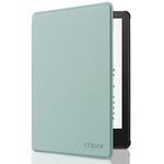 CoBak 6.8" Kindle Paperwhite Case - All New PU Leather Smart Cover with Auto Sleep Wake Feature for Kindle Paperwhite Signature Edition and Kindle Paperwhite 11th Generation 2021 Released, Agave Green