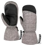 Tough Outdoors Winter Ski Mittens for Women & Men - Waterproof Insulated Snowboard Gloves - Snowboarding Snow Glove Mitten