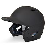 CHAMPRO mens Gamer with Matte Finish HX Batting Helmet, BLACK, Large US