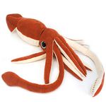 VIAHART Shubert The Squid - 35 inch Large Stuffed Animal Squid - by Tiger Tale Toys