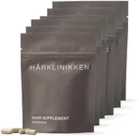 Harklinikken Hair Supplement - 60 Capsules, Pack of 6 - Visibly Thicker, Denser Hair in 3+ Months - Suitable for Men & Women