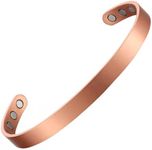 Earth Therapy Pure Copper Magnetic Bracelet Arthritis Pain Relief, Carpal Tunnel, RSI and More 18,000 Gauss For Maximum Treatment Healing For Men and Women