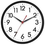 AKCISOT Wall Clock 10 Inch Silent N