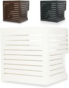 Airdeko Premium HVAC Central Air Conditioner Cover for Outside Units - AirOutdoor Systems Decorative Metal AC Condenser Cover - Rustproof, All-Season Outdoor Protection with Modern Sleek Design (XL)