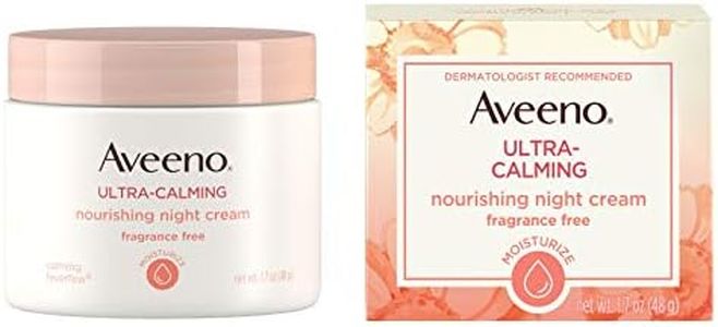 Aveeno Ultra-Calming Nourishing Night Cream, Fragrance Free, 1.7 Ounce