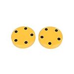 lioapoiul 2 Pieces Slider Block with Firestone Skateboard Longboard Hand Protection Portable Outdoor Sports Protective Accessories, Yellow