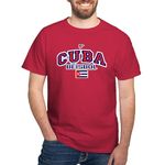 CafePress - CU Cuba Baseball Beisbol - 100% Cotton T-Shirt Cardinal