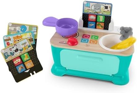 Baby Einstein + Hape Magic Touch Kitchen Pretend to Cook Toy with Real Sounds and Music, for Ages 9 Months and Up