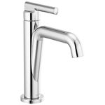 Delta Faucet Nicoli Chrome Bathroom Faucet, Single Hole Bathroom Sink Faucet, Single Handle Bathroom Faucet, Pop-Up Drain Assembly, Chrome 15849LF