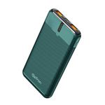 pTron Dynamo Nergy 10000mAh 22.5W Fast Charging Power Bank, 20W PD Fast Charging, Supports Xiamo, Redmi, Samsung, iPhone, Oneplus, Oppo, 3 Outputs & 1 Input & Multiple Layers of Protection (Green)