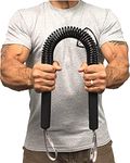 Fitness Power Twister Bar 30KG, 40KG, 50KG, 60KG Heavy Duty Spring Chest Expander for Shoulder, Arms and Chest Exercises, Upper Body Workout Strength Training, Forearm Exerciser, Arm Trainer (60)