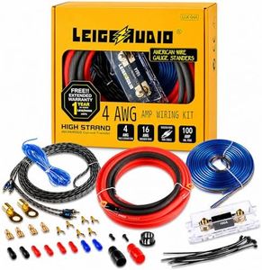 4 Gauge Amp Wiring Kit Ture 4 AWG Amplifier Speaker Installation Wiring Kit