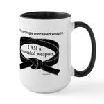 CafePress Concealed Weapon Large Mug 15 oz (444 ml) Ceramic Coffee Mug