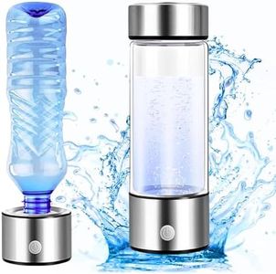 Cicano 2 in 1 Hydrogen Water Bottle Generator, Portable Water Ionizer Rich Improve Water in 3 Minutes Hydrogen Water Ionizer Machine for Travel Home Office Daily Drinking