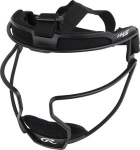 Rawlings | HI-VIZ Ultra Adult Softball Fielder's MASK | Black | Adult