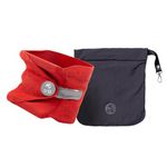 trtl Travel Pillow - Airplane Pillow for Neck and Shoulder Support - Soft, Lightweight, Machine-Washable Travel Pillows for Airplanes - Red