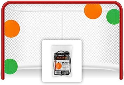 Top Shelf Targets Hockey + Lacrosse Magnetic Shooting Targets | Combo Pack Training with Tethers 4 Pack