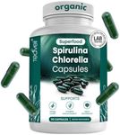 Premium Spirulina and Chlorella Cap