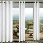 Off White 108 Inches Long Curtains 
