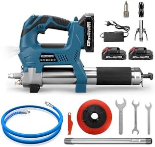 DENEWERK 15000PSI Akku-Fettpresse mit 2 *Akkus und Ladegerät