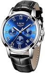 LIGE Mens Watches Fashion Luxury Bl