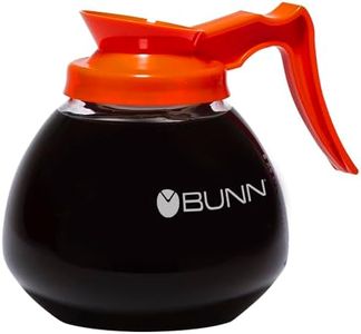 BUNN 12-Cup Glass Coffee Decanter, Orange (42401.0101)