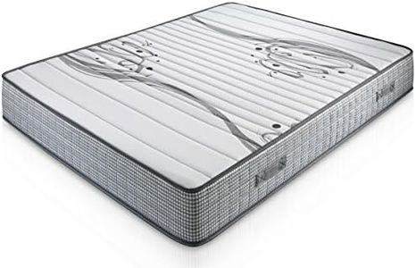 Matelas Boston 160X200 à mémoire de Forme 22 cm Épaisseur + 1,5 cm de Mousse à mémoire de Forme de 65 kg/m3 + Indépendance de Couchage + Soutien: Ferme + Extrêmement Durable