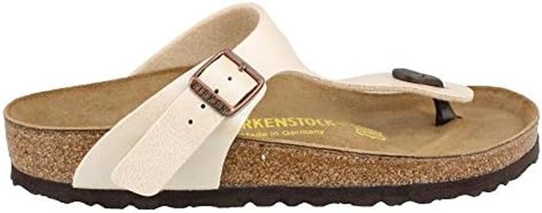 Birkenstock – Gizeh, Unisex Sandals, White (Graceful Antique Lace), 5 UK (38 EU)