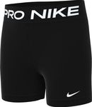 NIKE Girl's G Np Df 5in Short, Black/White, 8-9 Years
