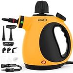 Kiato Handheld Steam Cleaner, 10 in 1 Hand Held Steamer for Cleaning, Portable Pressurized Steamer for Home Use, Bathroom, Mini Steam Cleaners for Upholstery Furniture Sofa Couch Floor Tile Grout Car