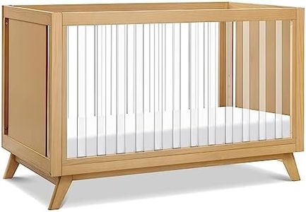 DaVinci Otto 3-in-1 Convertible Crib in Honey with Acrylic Slats, Greenguard Gold Certified