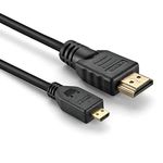 Cablen | HDMI cable for Sony FDR-AX30, FDR-AX33, FDR-AX40, FDR-AX43, FDR-AX53 Camcorder - Length = 6.5ft / 2M