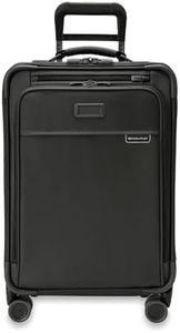 Briggs & Riley 4 Wheel Expandable Spinner Suitcases, Black, Carry-On 56cm, Essential Carry-On