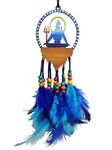 Varenyam Shiva Dream Catcher For Car And Home,Car Mirror Hanging Accessories,Gift,Wall Hanging,Wind Chime,Feather Car Decoration Accessories,Handmade Home Décor Hangings For Positivity,Multicolor