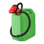 Automatic Fuel Transfer Pump with Auto-Stop Sensor(2.4 GPM),AA Battery Powered Portable Gasoline Diesel Pump with 3 Adapters for For Gasoline, Diesel, Kerosene Transfer(Batteries Not Included)